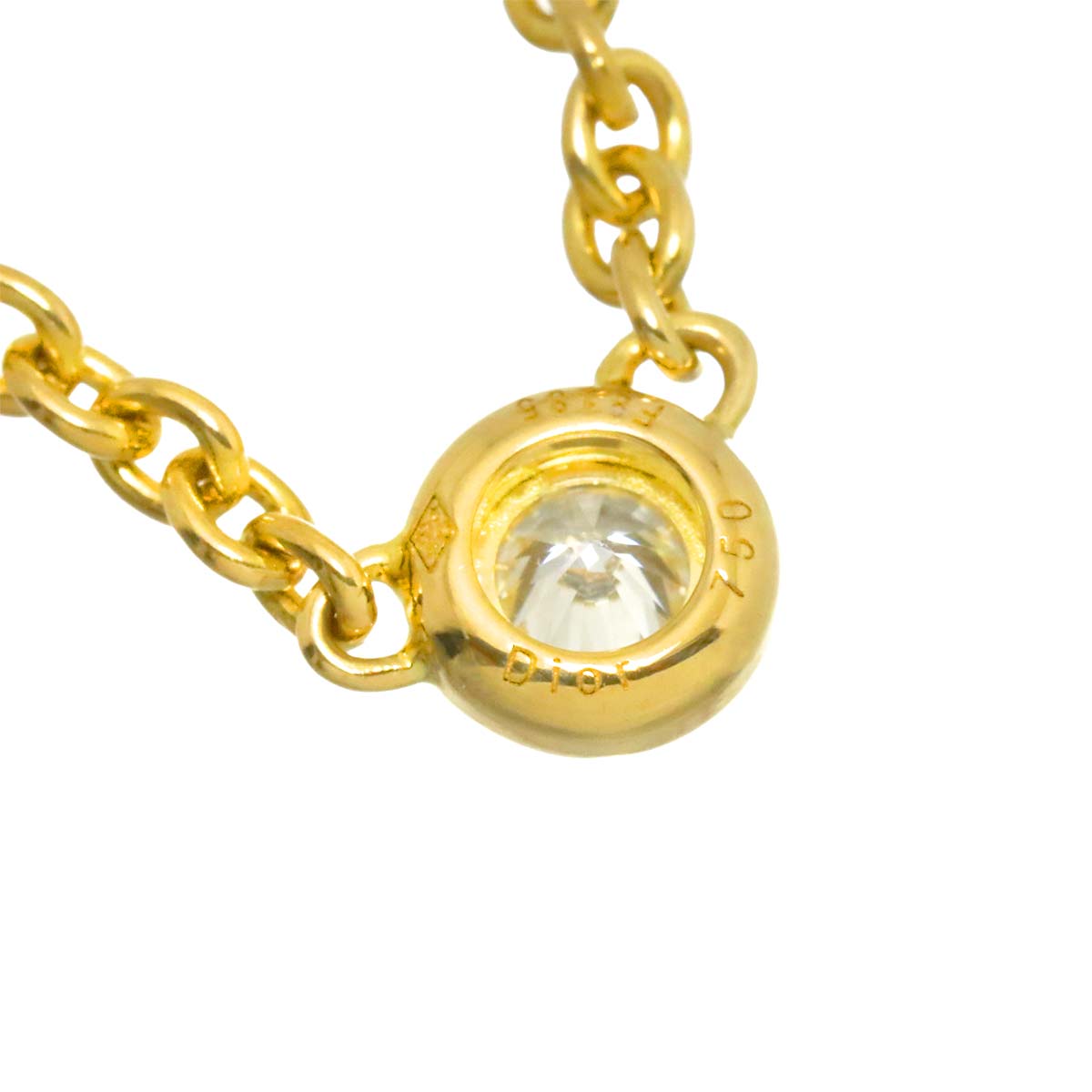 Maxiwi Diamond Necklace 18K Yellow Gold 750