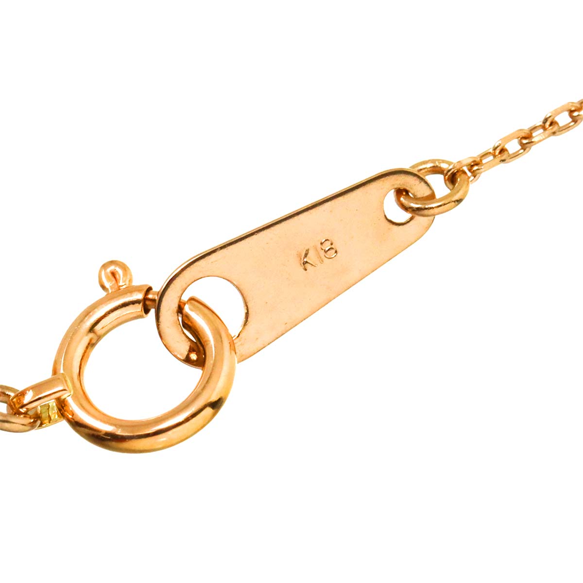 BrownDiamond 0.23ct Necklace 18K Pink Gold 750