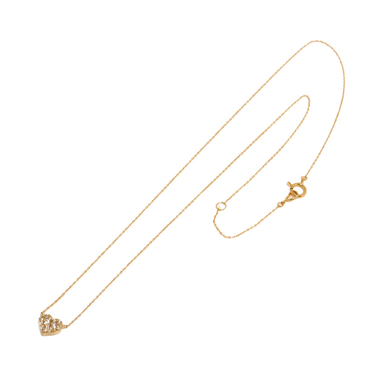 Diamond 0.13ct Necklace 18K PG 750