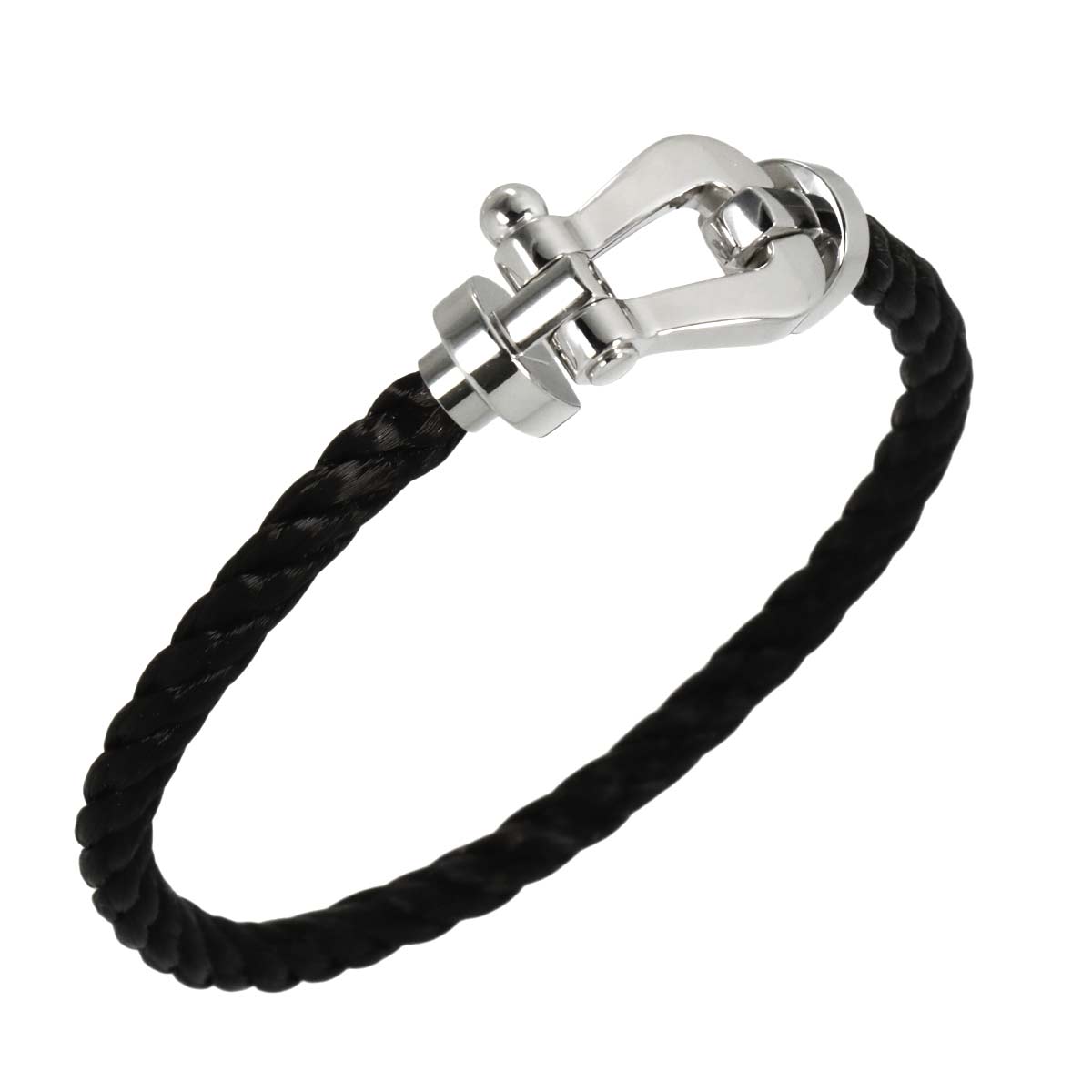 Force 10 Bracelet LM 18K White Gold 750 Steel size17