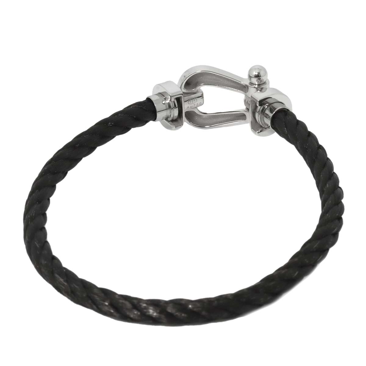 Force 10 Bracelet LM 18K White Gold 750 Steel size17