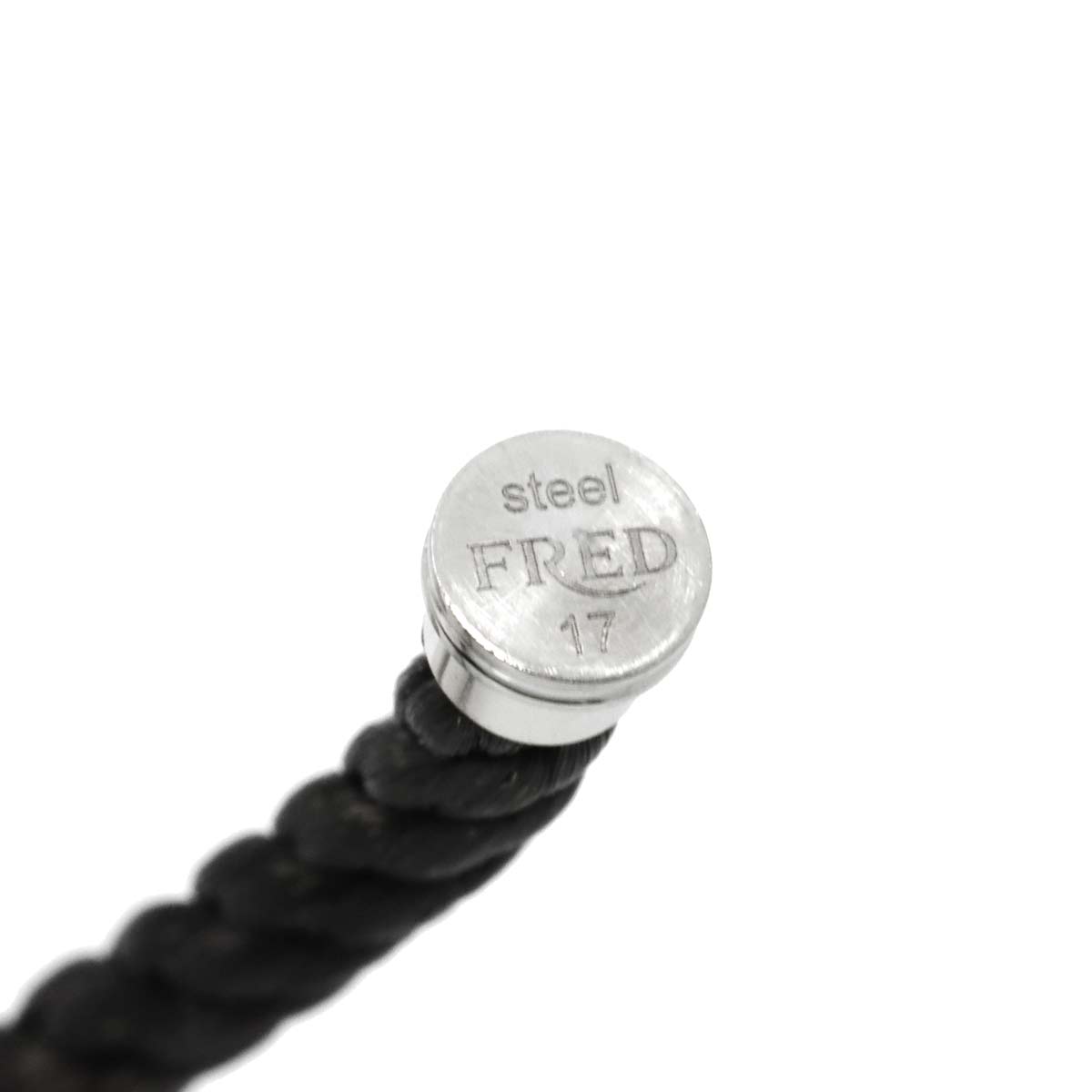 Force 10 Bracelet LM 18K White Gold 750 Steel size17