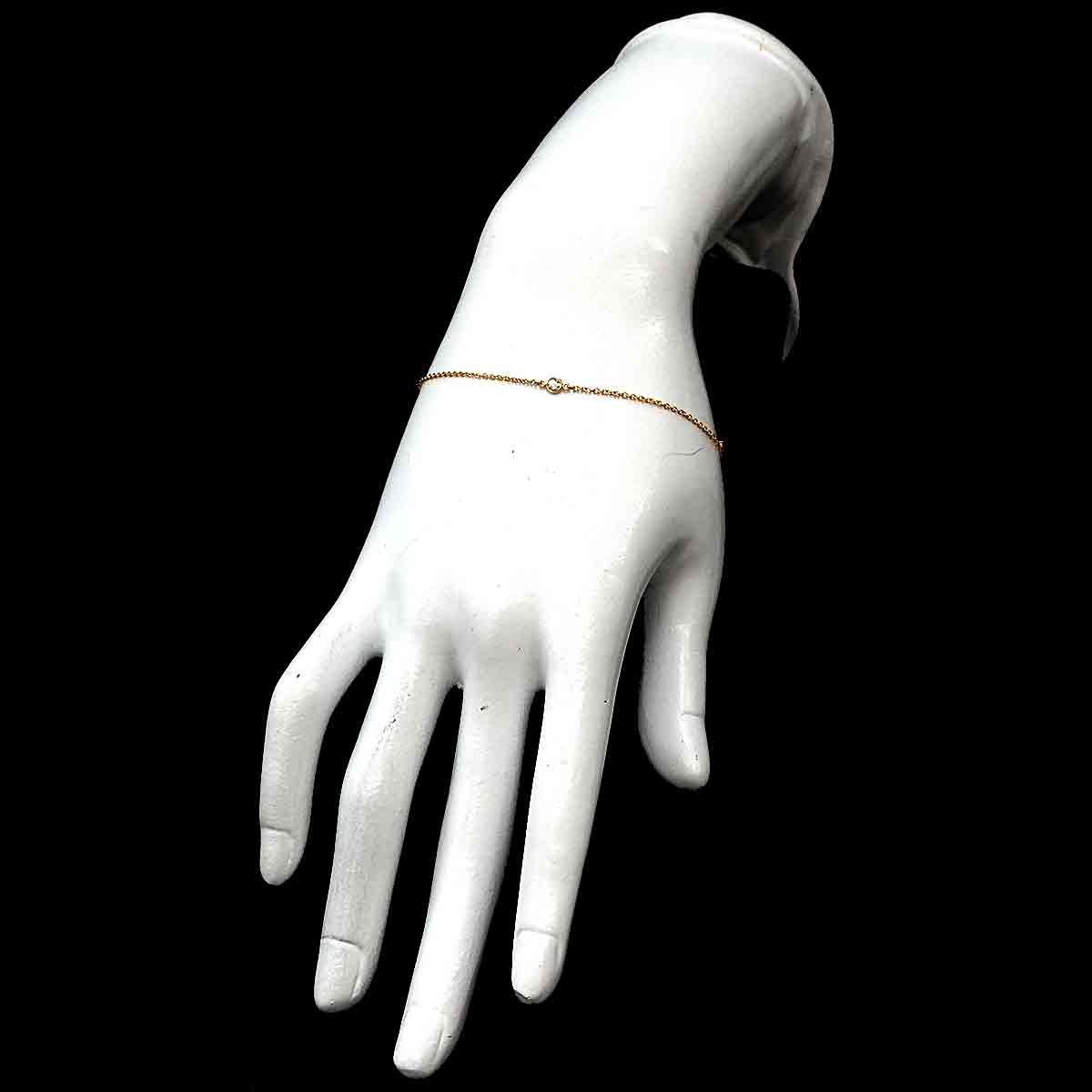 By The Yard Diamond 3P Bracelet 18K Yellow Gold 750