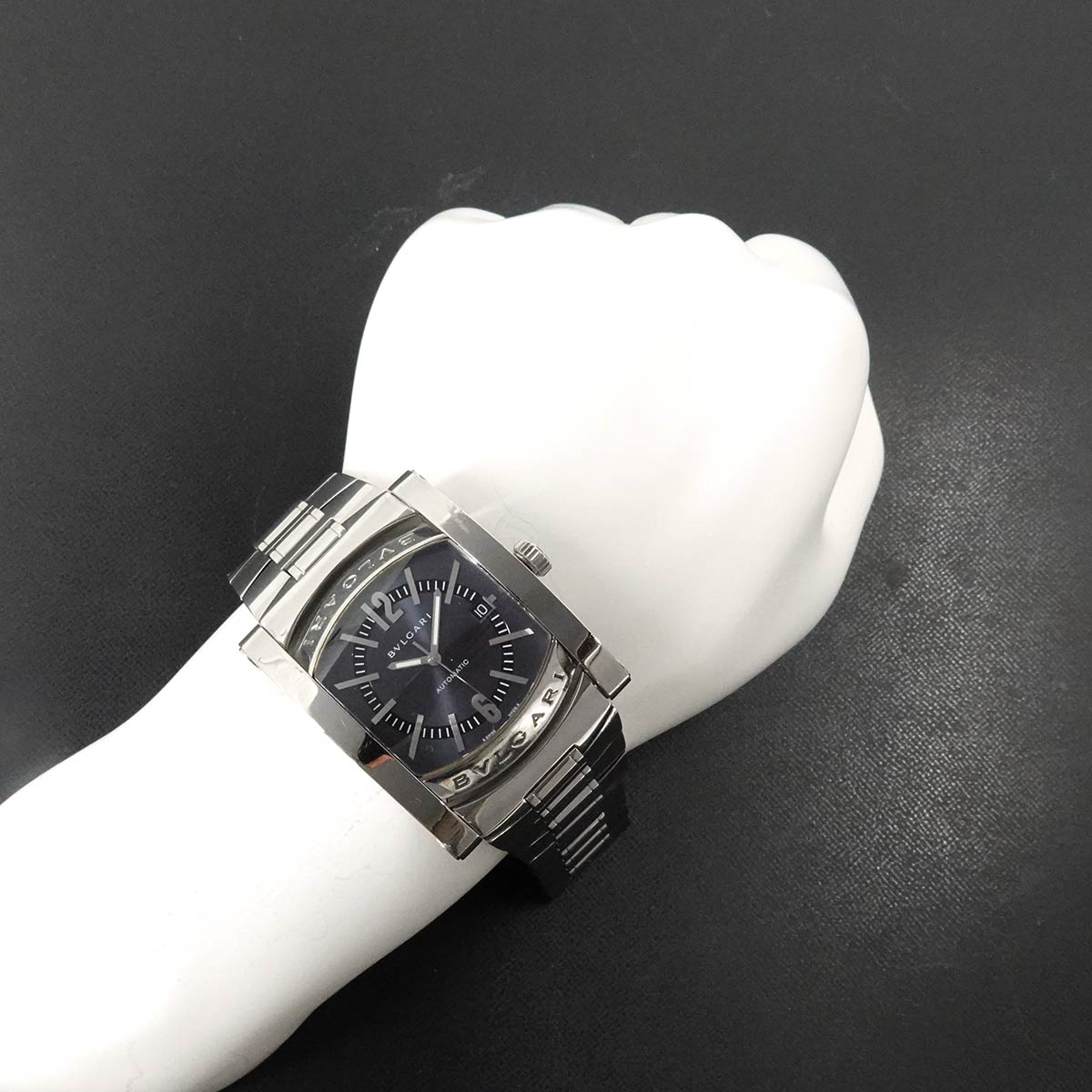 Assioma AA48S Automatic Navy Dial Mens Watch