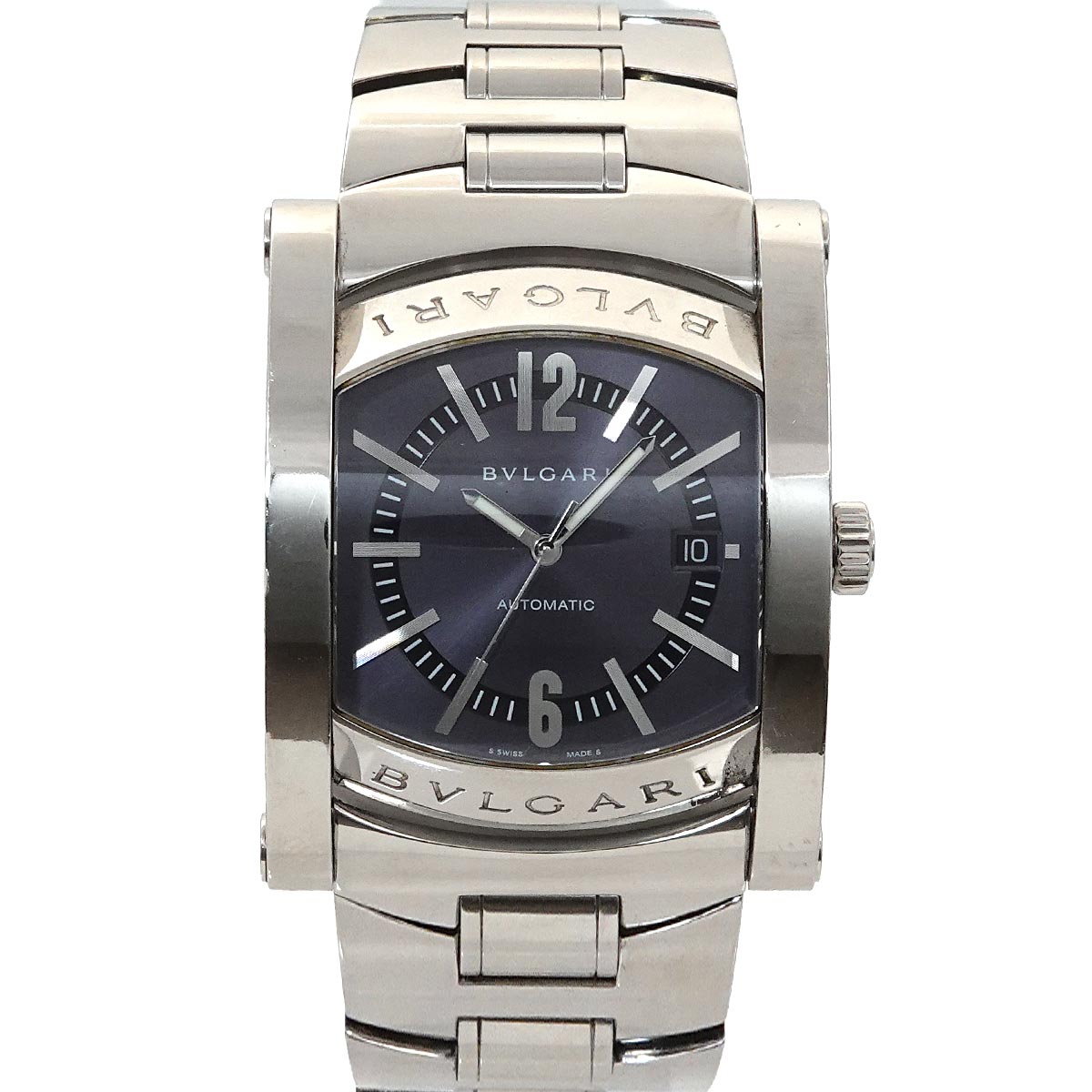 Assioma AA48S Automatic Navy Dial Mens Watch