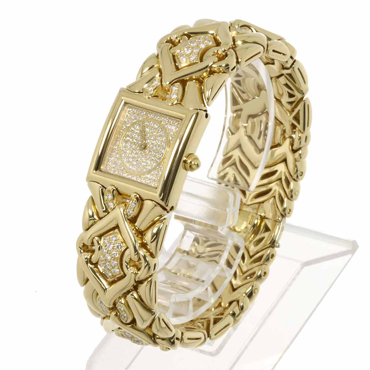 Torika BJ06 750 Yellow Gold Diamond Gold Dial Ledies