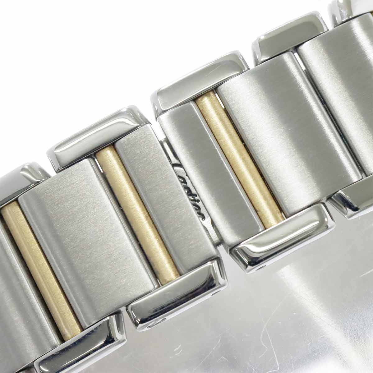 Tank Francaise MM W51006Q4 K18YG Quartz Cream Dial Boys Watch