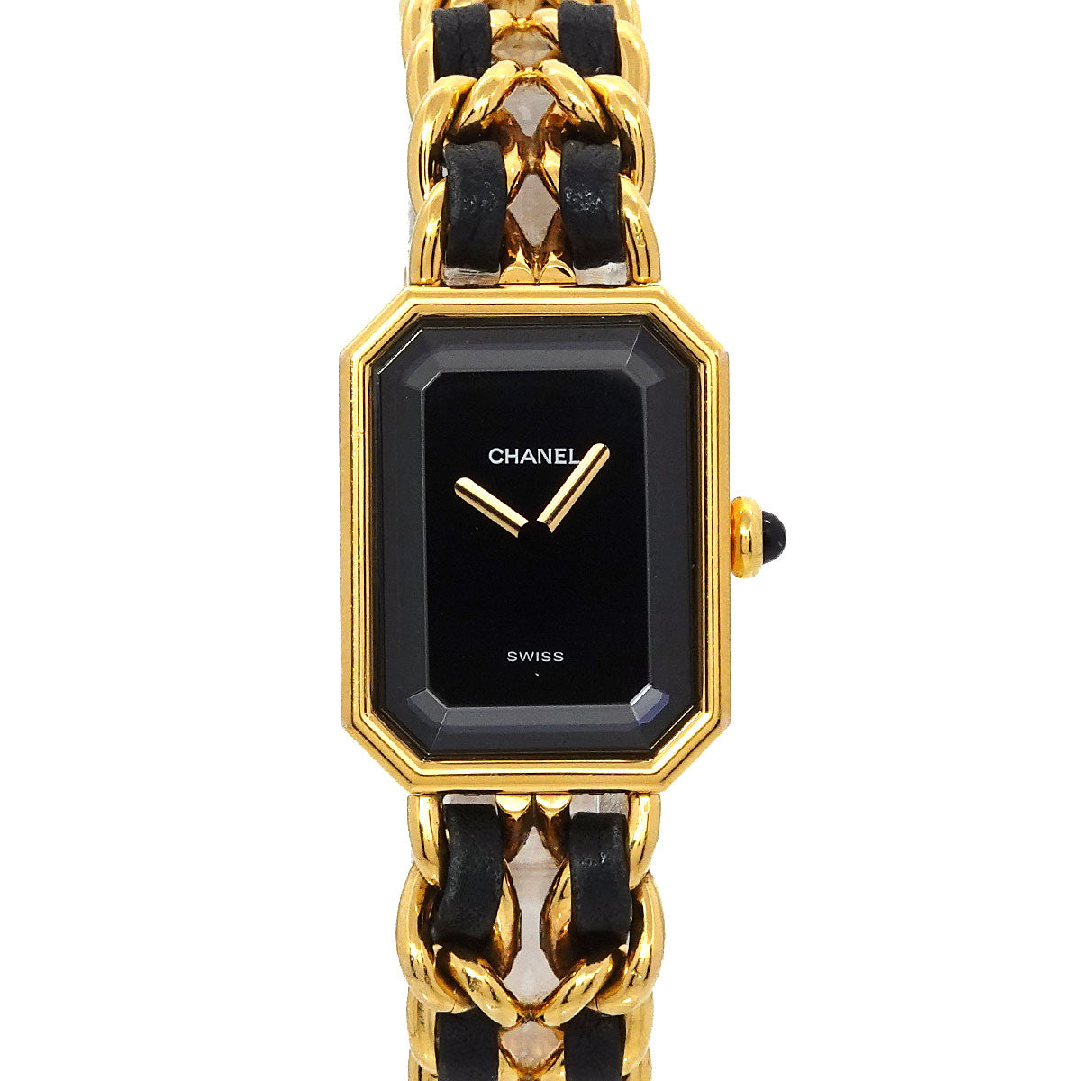 Premiere Size M H0001 Vintage Quartz Black Dial Ladies Watch