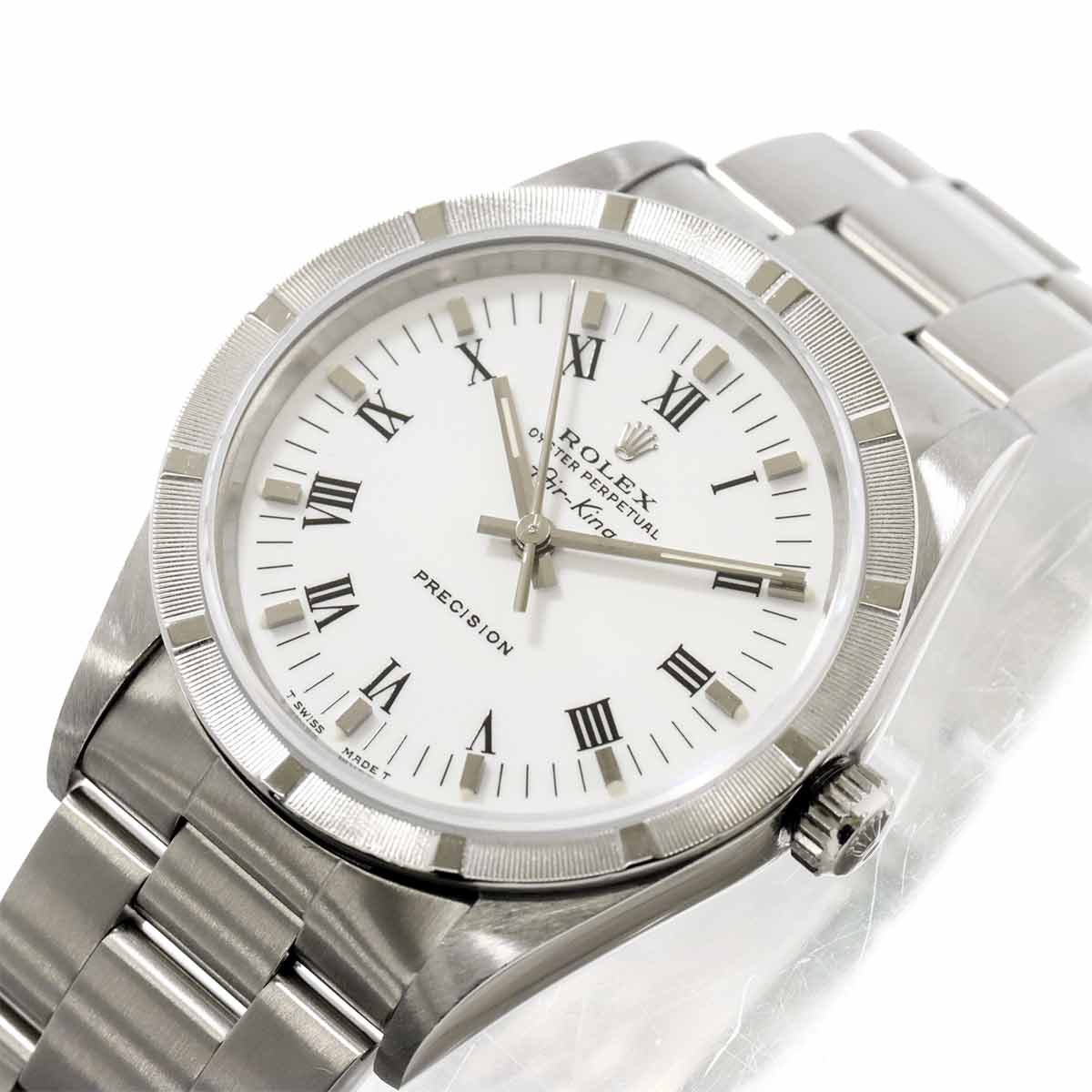 Air King Engine turned bezel 14010M Serial W Automatic Mens