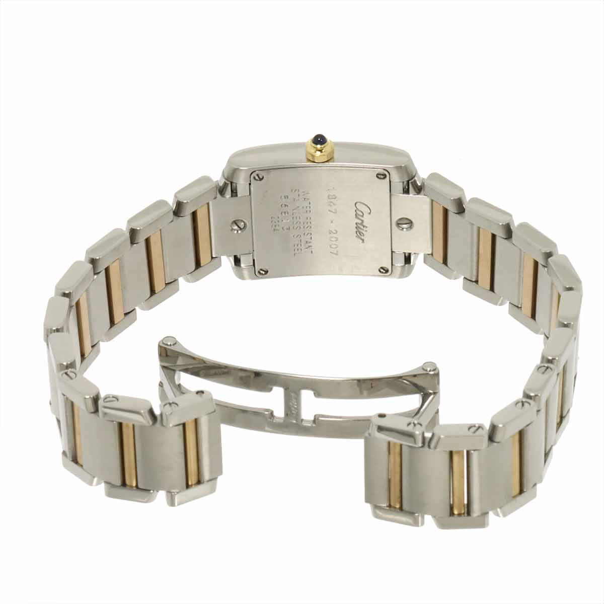 Tank Francaise SM Christmas Limited 750 PG Silver Pink Dial