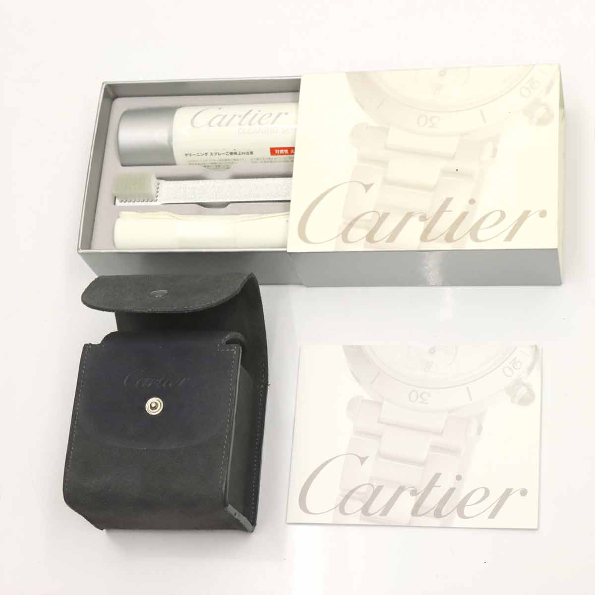 Pasha 38mm W31030H3 Chronograph Date Automatic Silver Dial