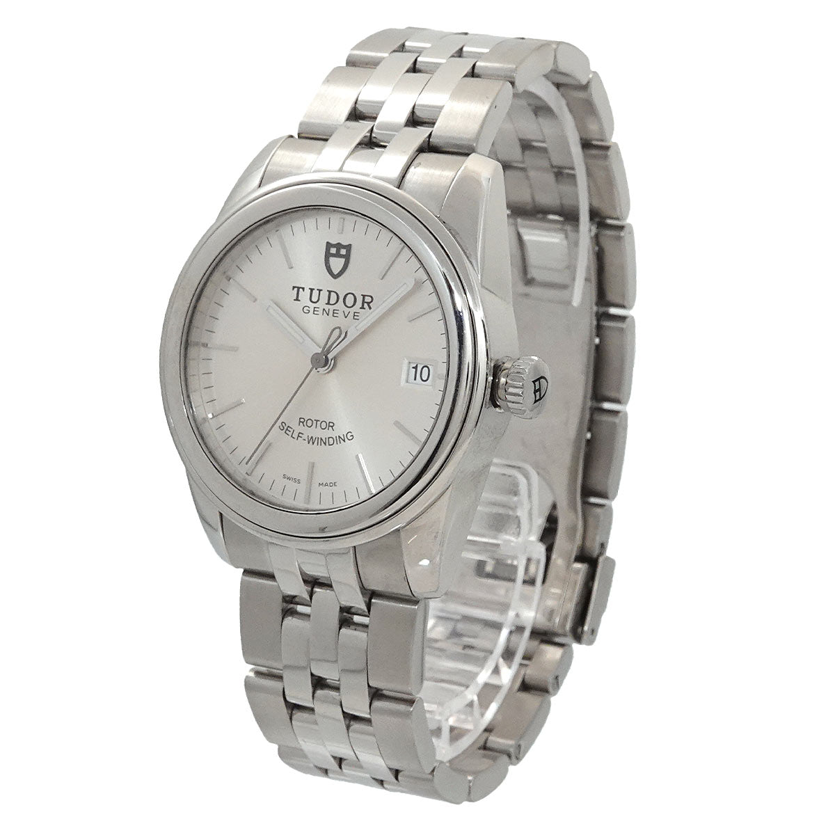 Glamour Date 55000 Automatic Silver Dial Mens Watch