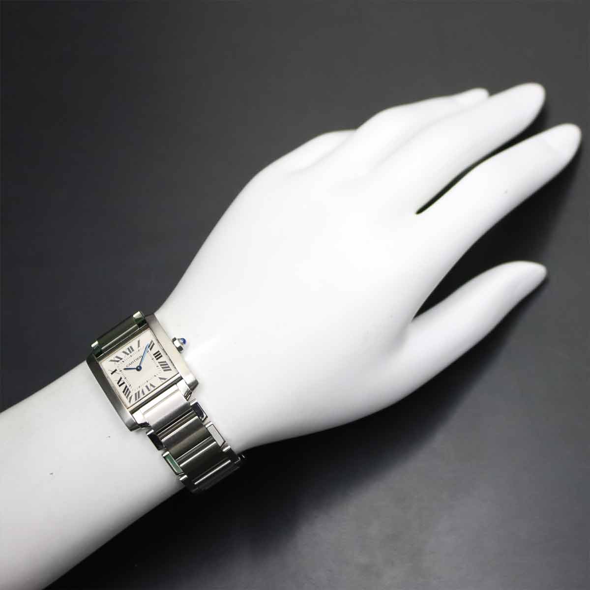 Tank Francaise MM W51003Q3 Quartz Cream Dial Boys Watch