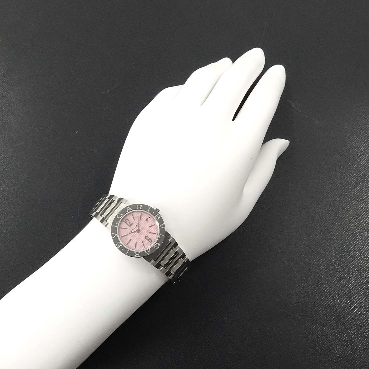 BVLGARIBVLGARI BBL26S Date Quartz Pink Dial Ladies Watch