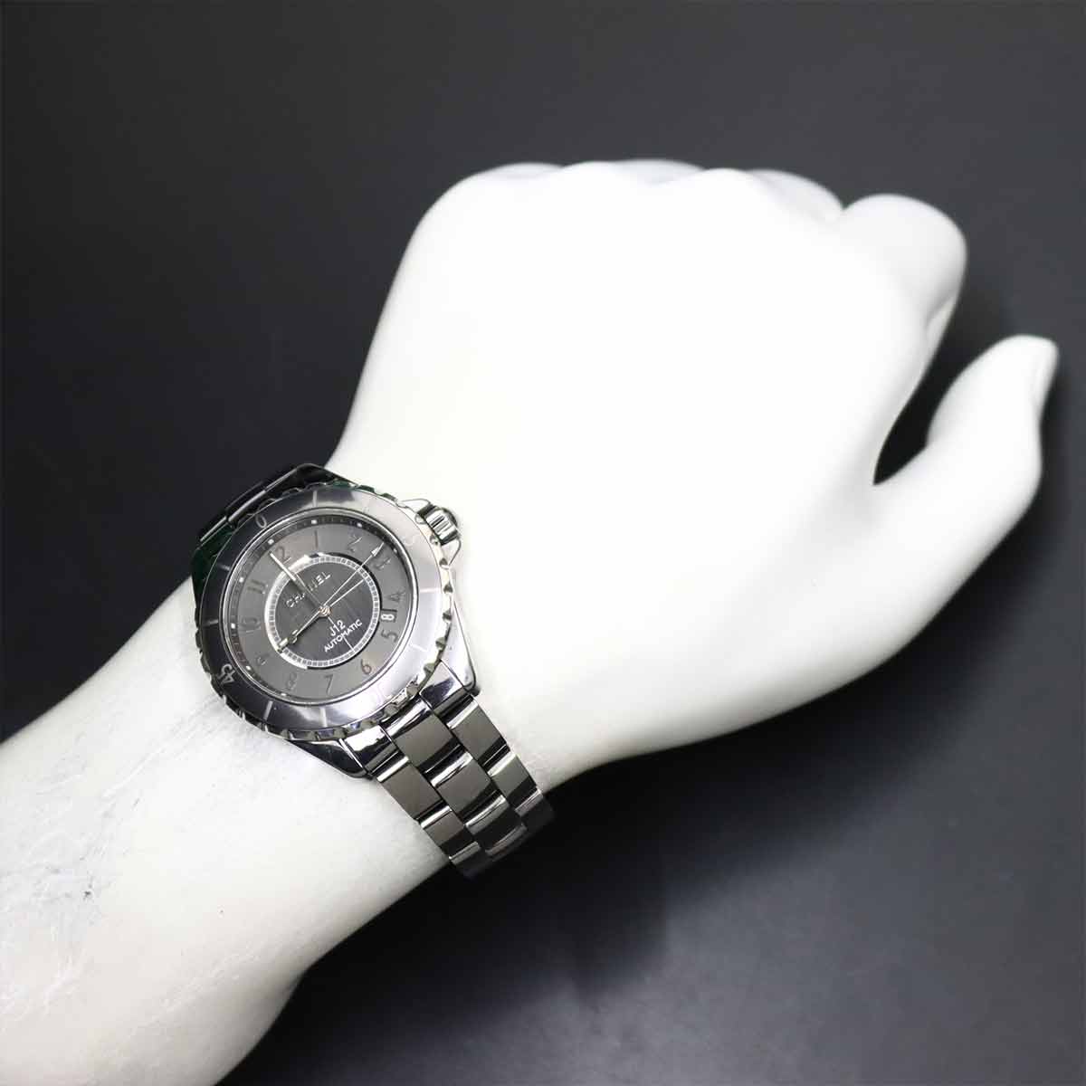 J12 Chromatic 41mm H2934 Automatic Grey Dial Mens Watch
