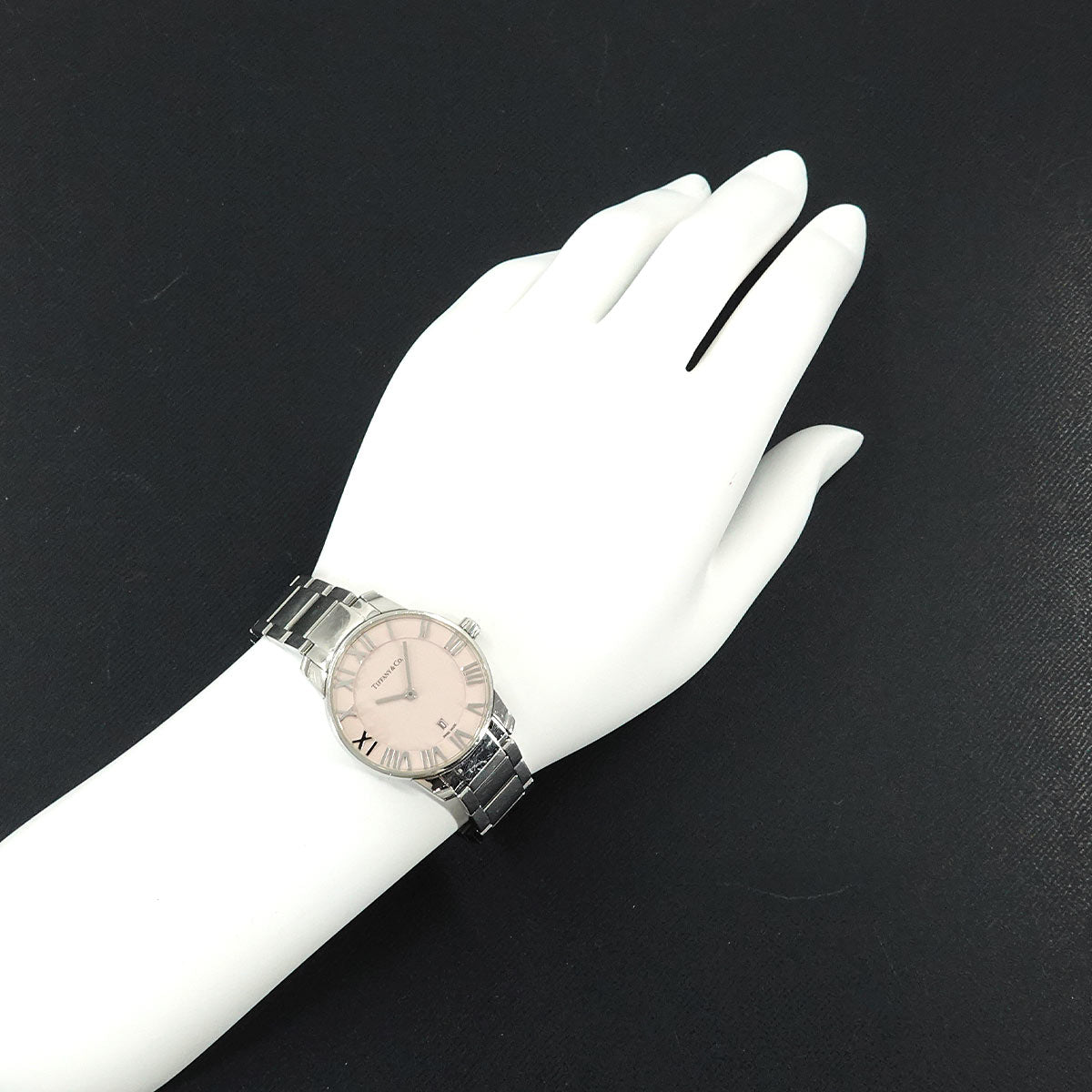 Atlas Dome 35188576 Date Pink Dial Quartz Ladies Watch