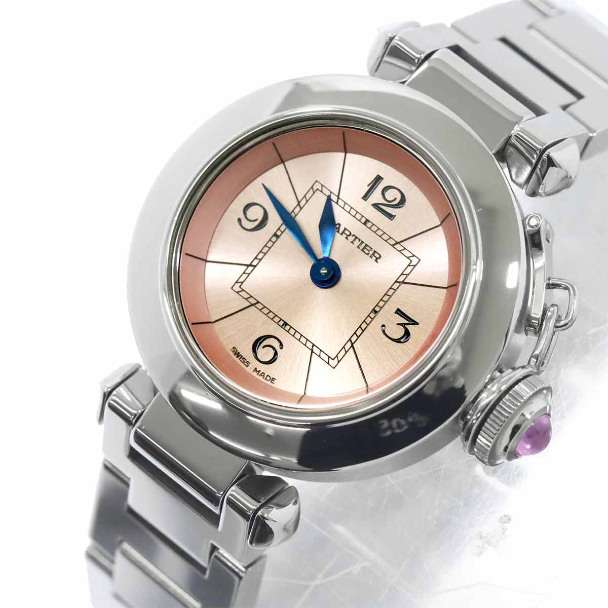 Miss Pasha W3140008 27mm Quartz Pink Dial Ladies Watch