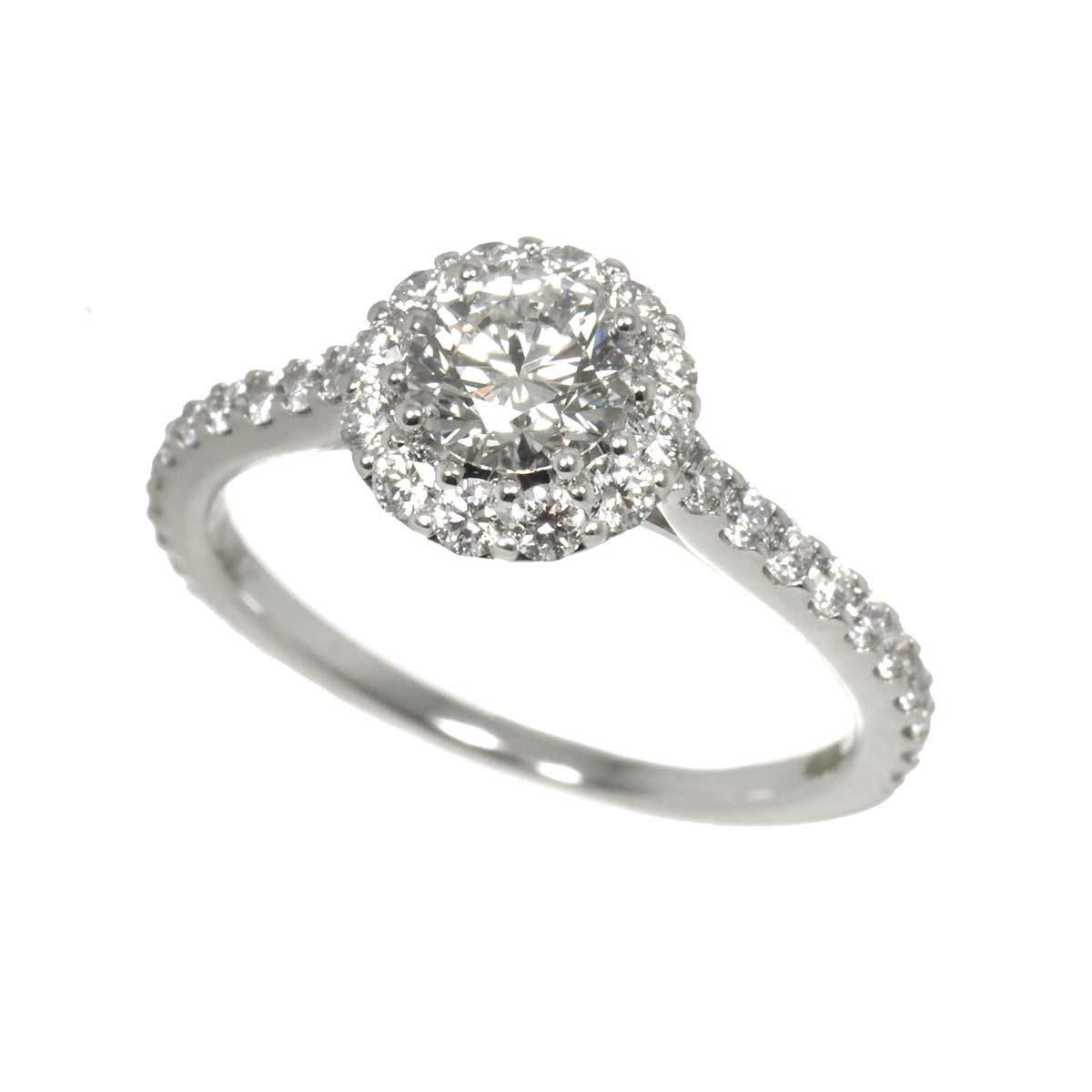 Icon Diamond 0.45ct F/VS1/3EX Ring 18K WG 750 Size:4(US)