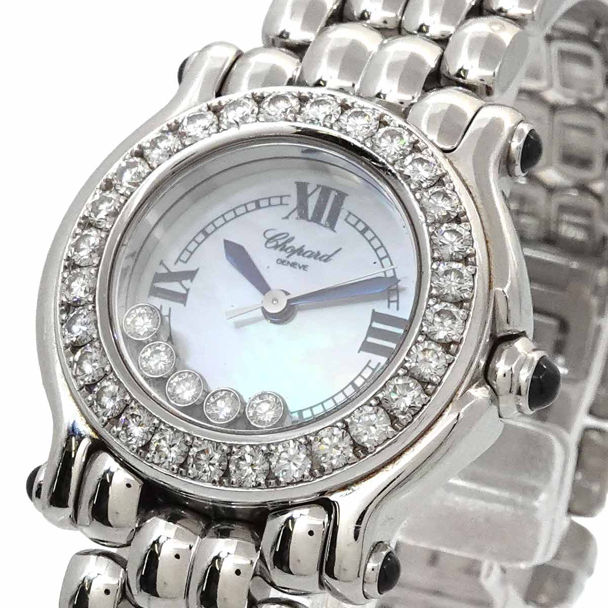 Happy Sport 27 8275 23 11 Diamond bezel 5P White Shell Dial