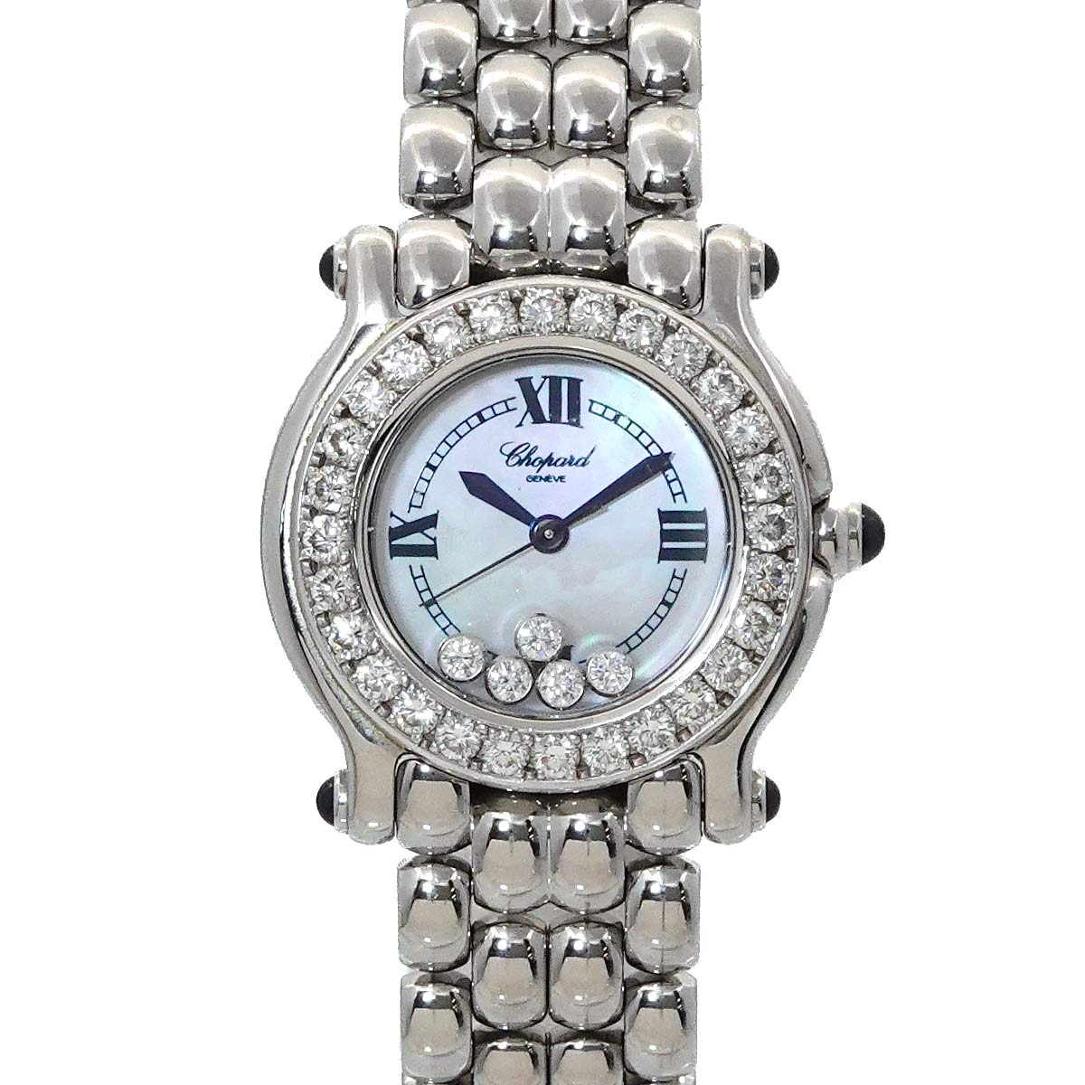 Happy Sport 27 8275 23 11 Diamond bezel 5P White Shell Dial