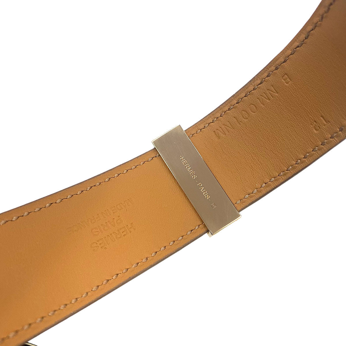 Collier De Chien Bangle Veau Epsom Nata White Bracelet