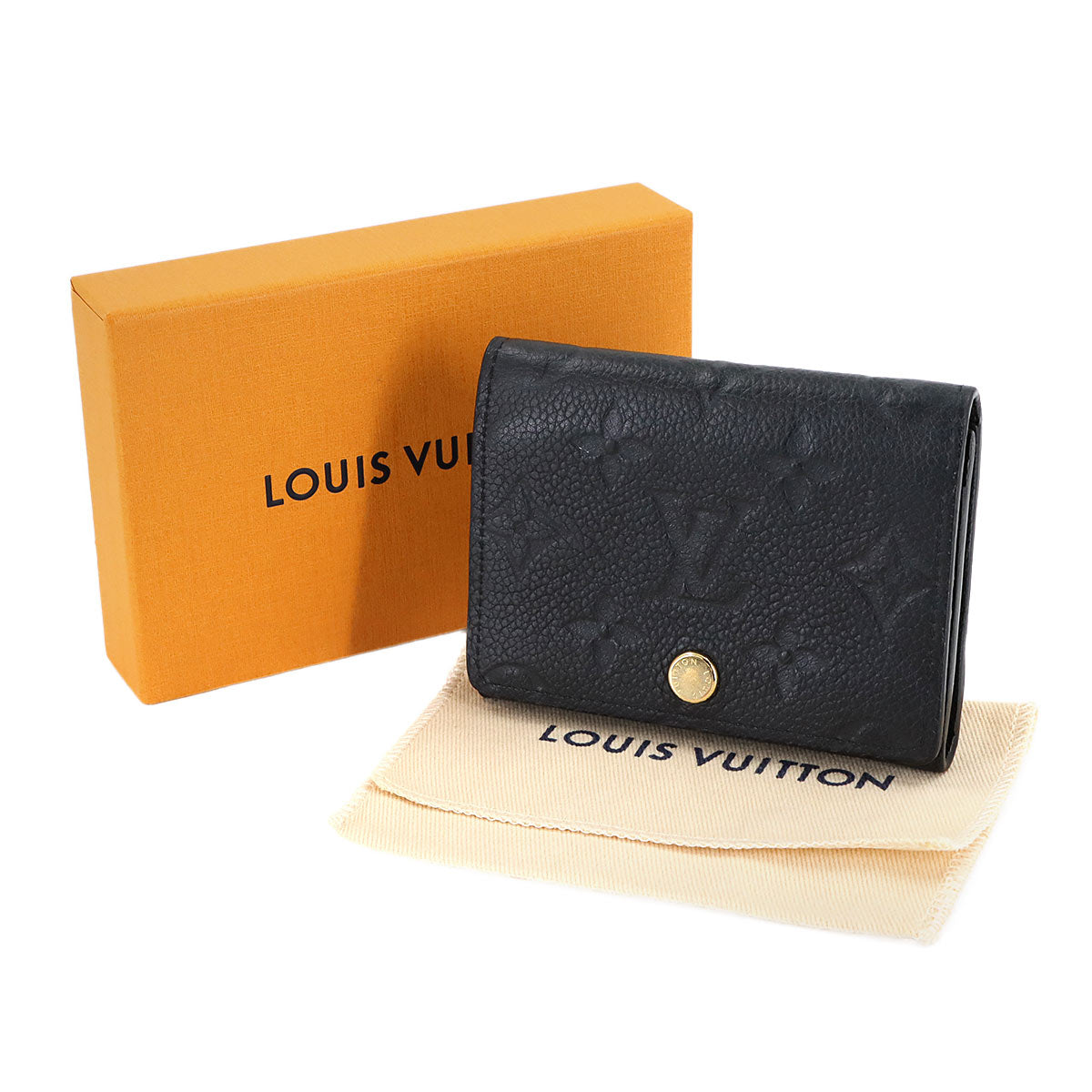 Monogram Empreint Enveloppe Carte de Visite Card Case