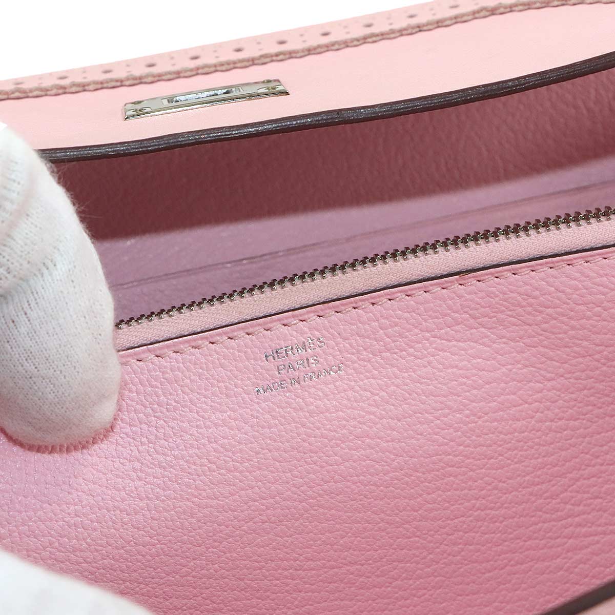 Kelly Wallet Ghillies Veau Swift Rose Sakura Purse