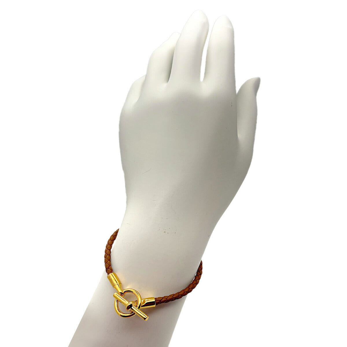 Glenan Bracelet Leather Gold Brown Accessory