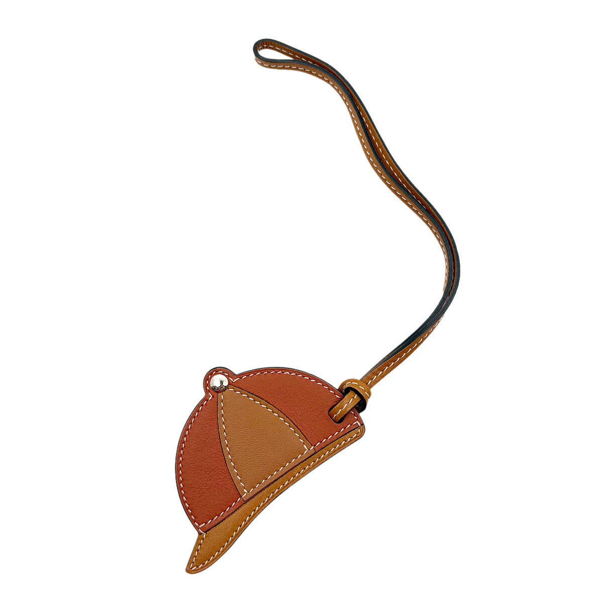 Paddock Bomb Bag Charm Swift Veau Butler Cuivre Natural Sabre