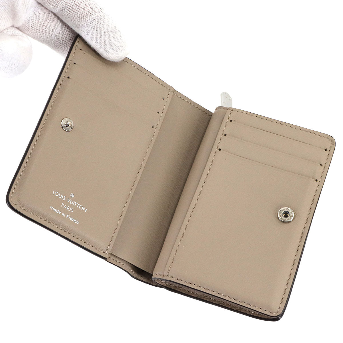 Mahina Clea Wallet Leather Galet M80817