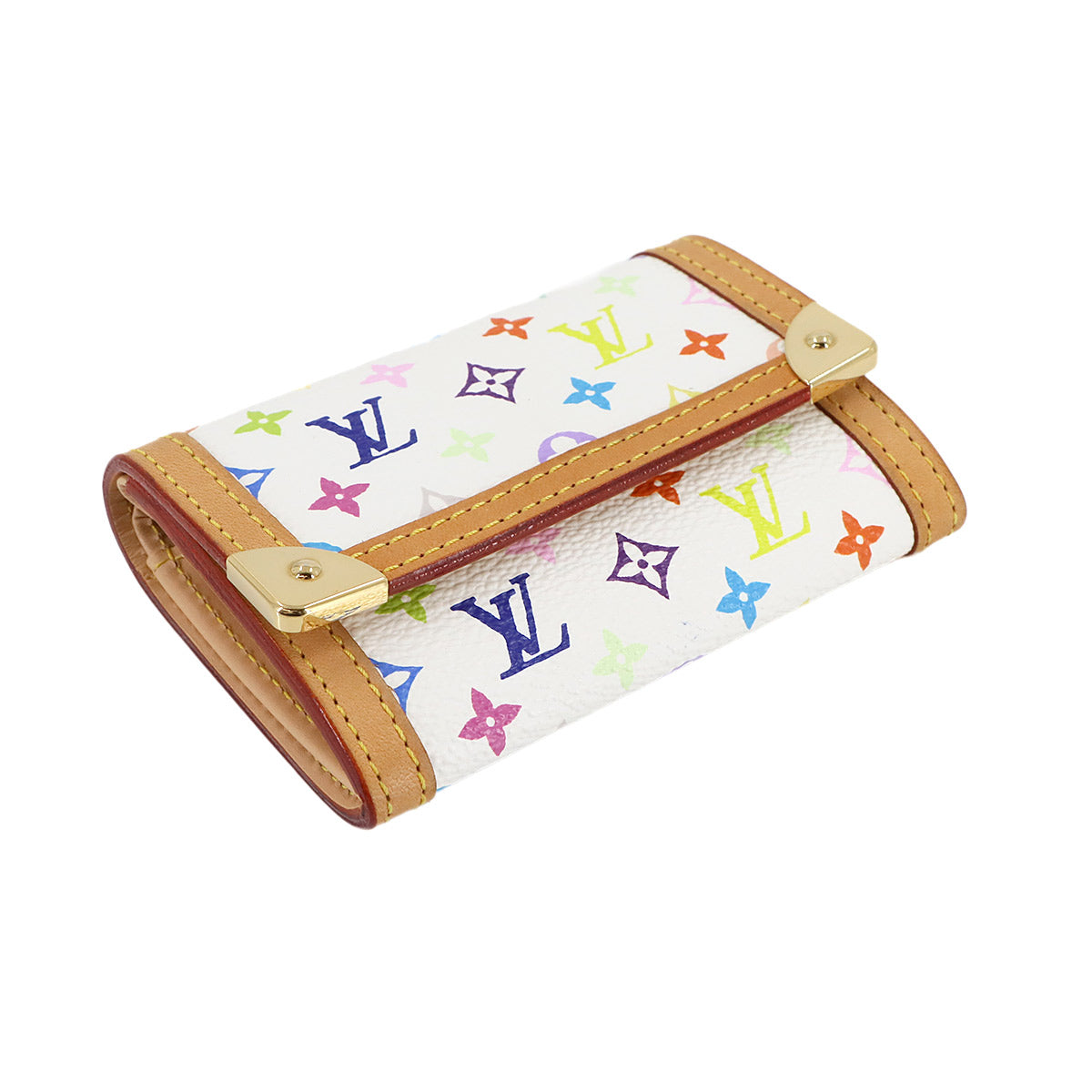 Monogram Multi Color Porte Monnaie Plat Coin Purse