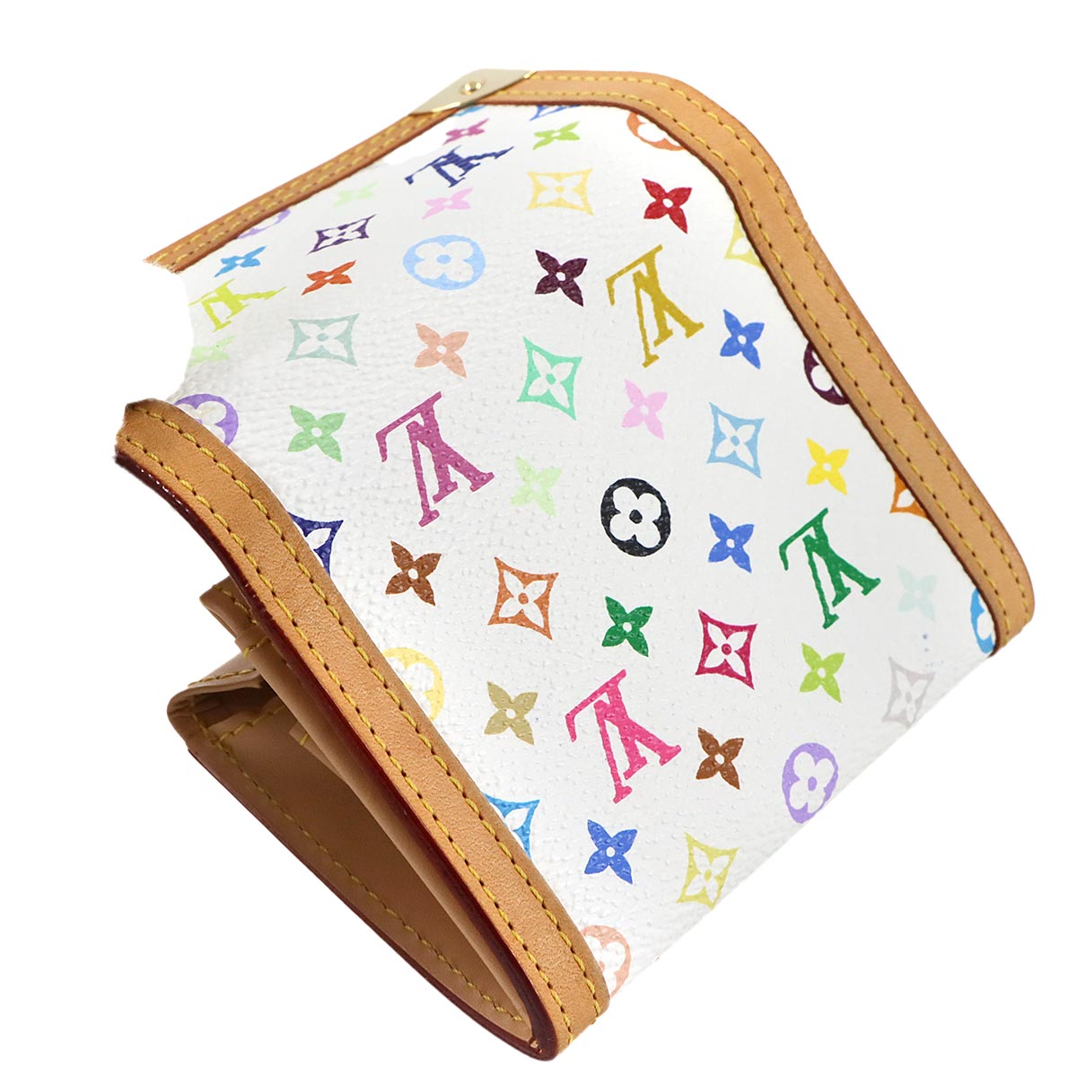 Monogram Multi Color Porte Monnaie Plat Coin Purse
