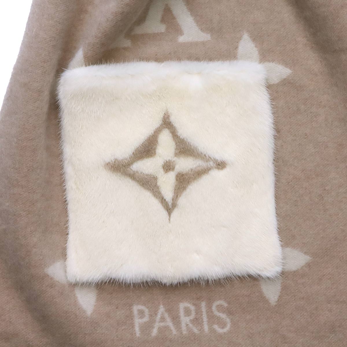 Cold Reykjavik Scarf Cashmere 100% Beige M74354