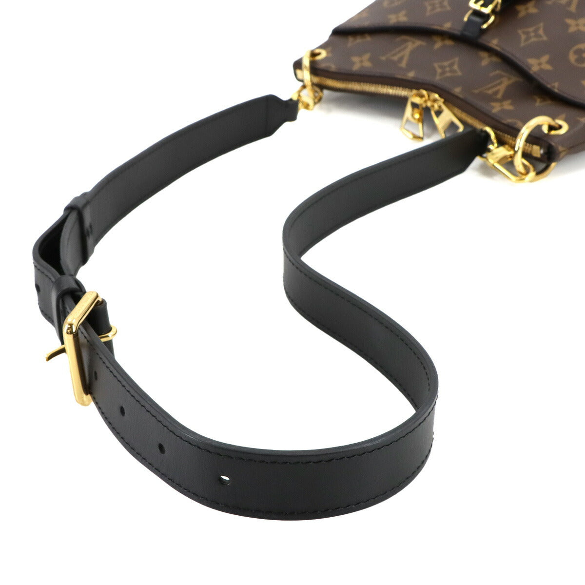 Monogram Odeon NM PM Shoulder Bag Brown Noir M45353