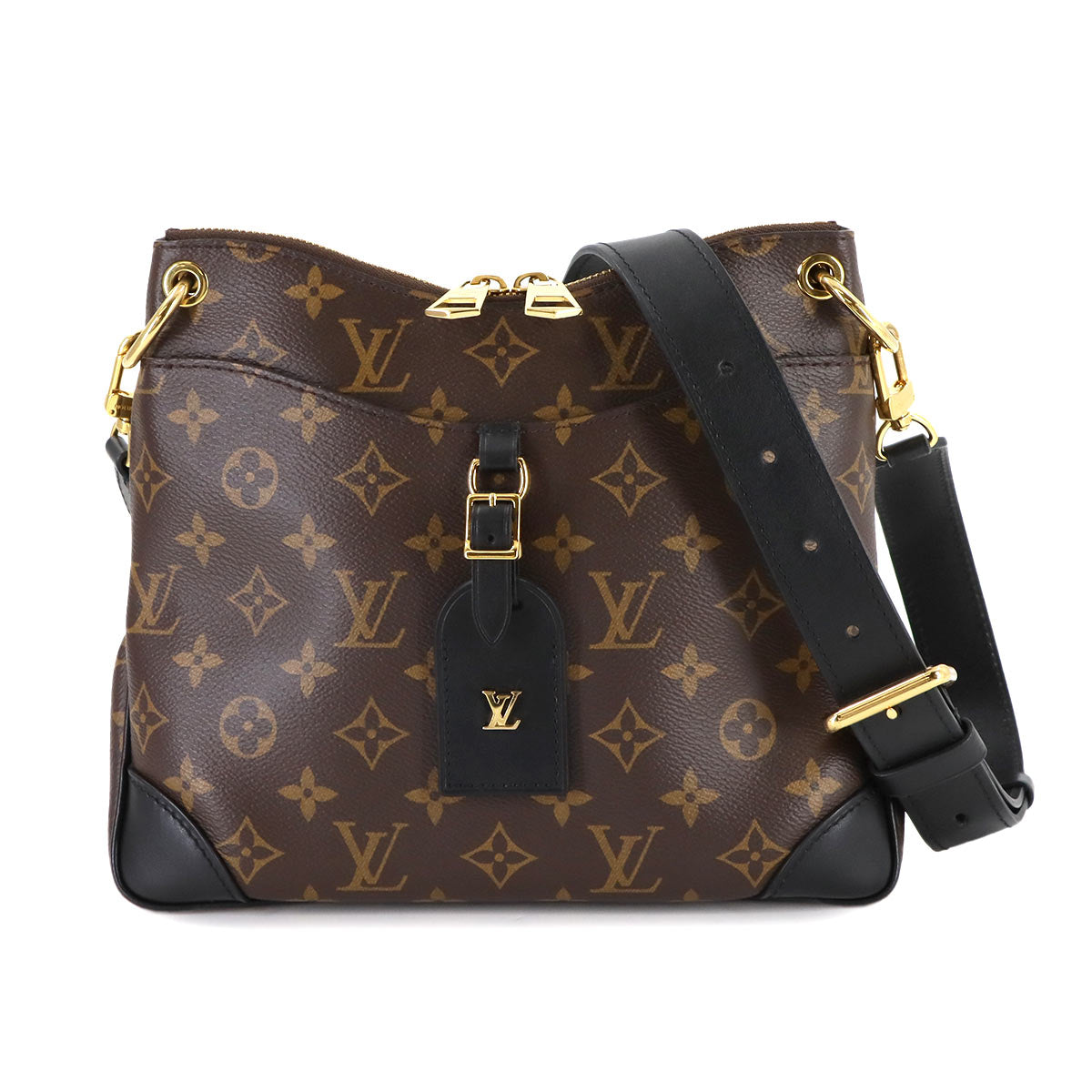 Monogram Odeon NM PM Shoulder Bag Brown Noir M45353