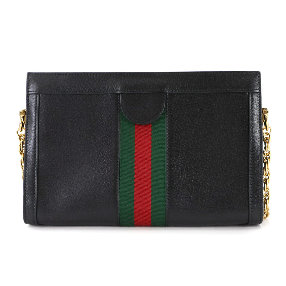 Ophidia Small Shoulder Bag Leather Black 503877