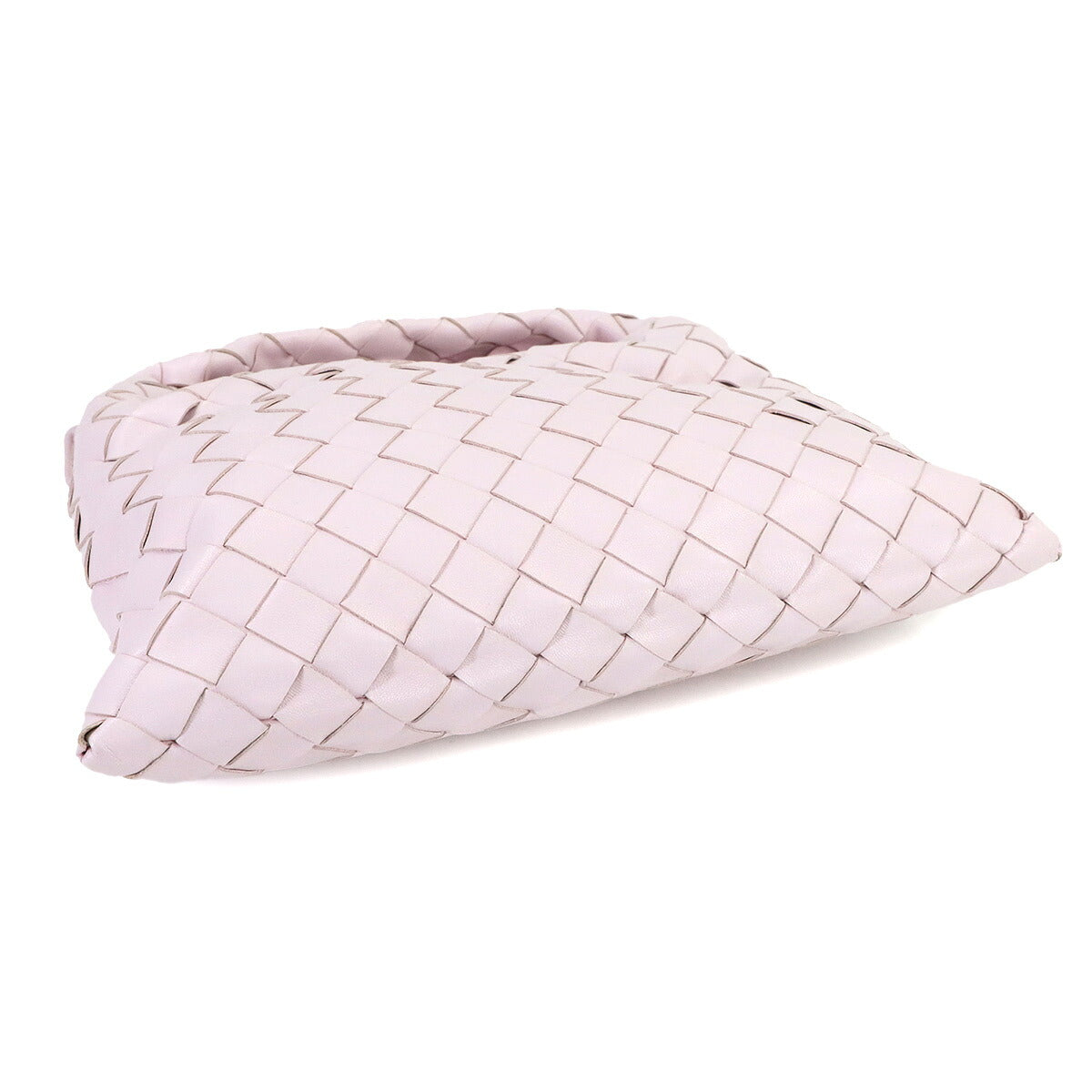 Intrecciato Mini Hop Hand Shoulder Bag Leather Pink