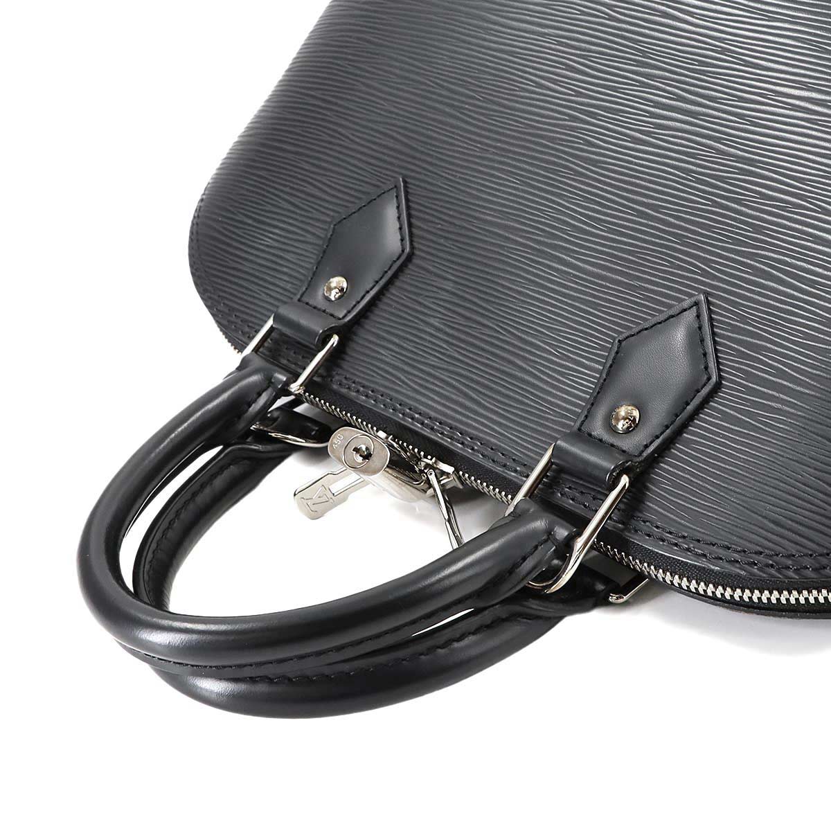 Epi Alma PM Hand Bag Leather Noir Black M40302 Purse