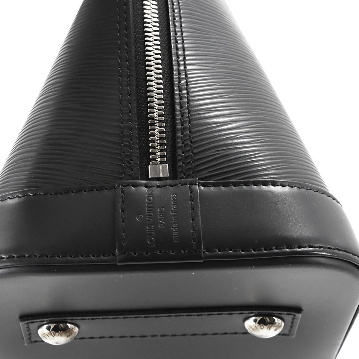 Epi Alma PM Hand Bag Leather Noir Black M40302 Purse