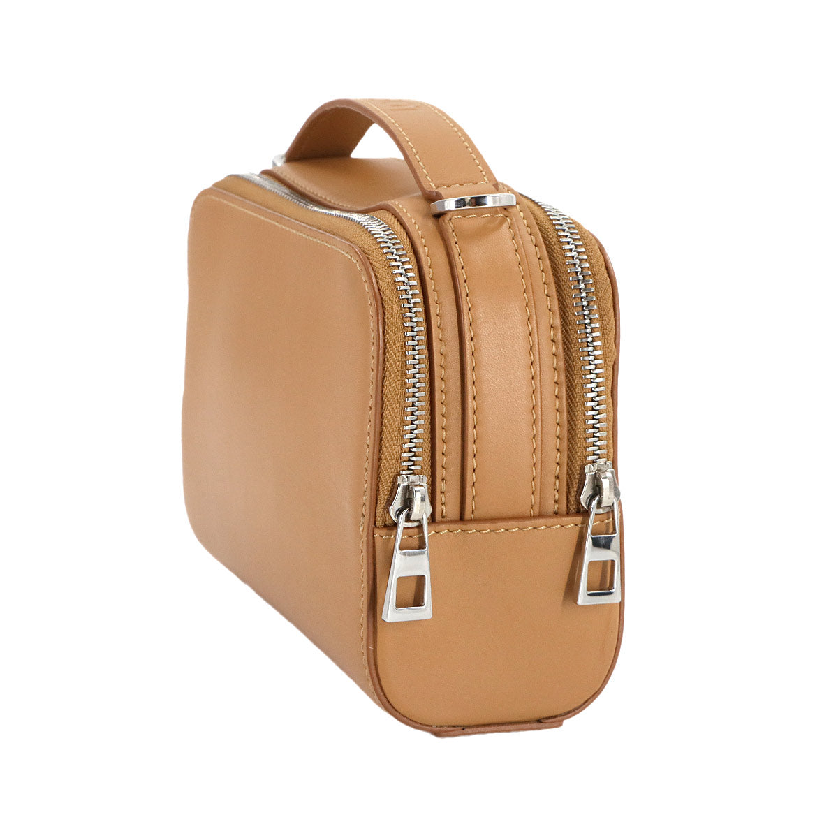 Mini crossbody camera Bag Hand Shoulder Bag Leather Brown