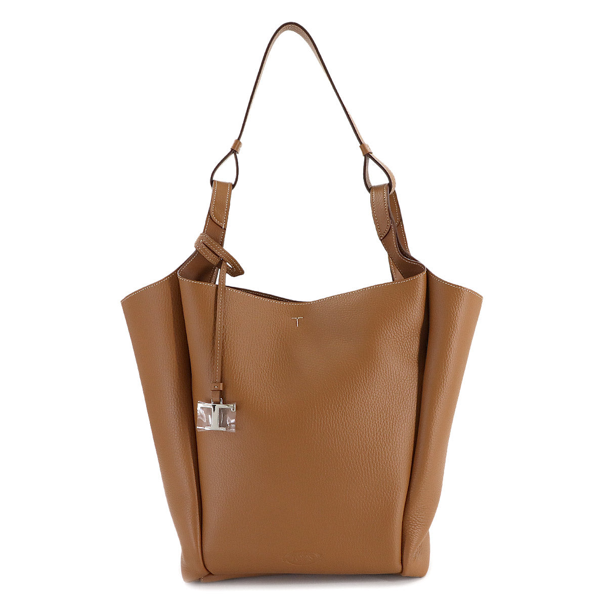 T Timeless Bucket Bag Tote Bag Leather Brown