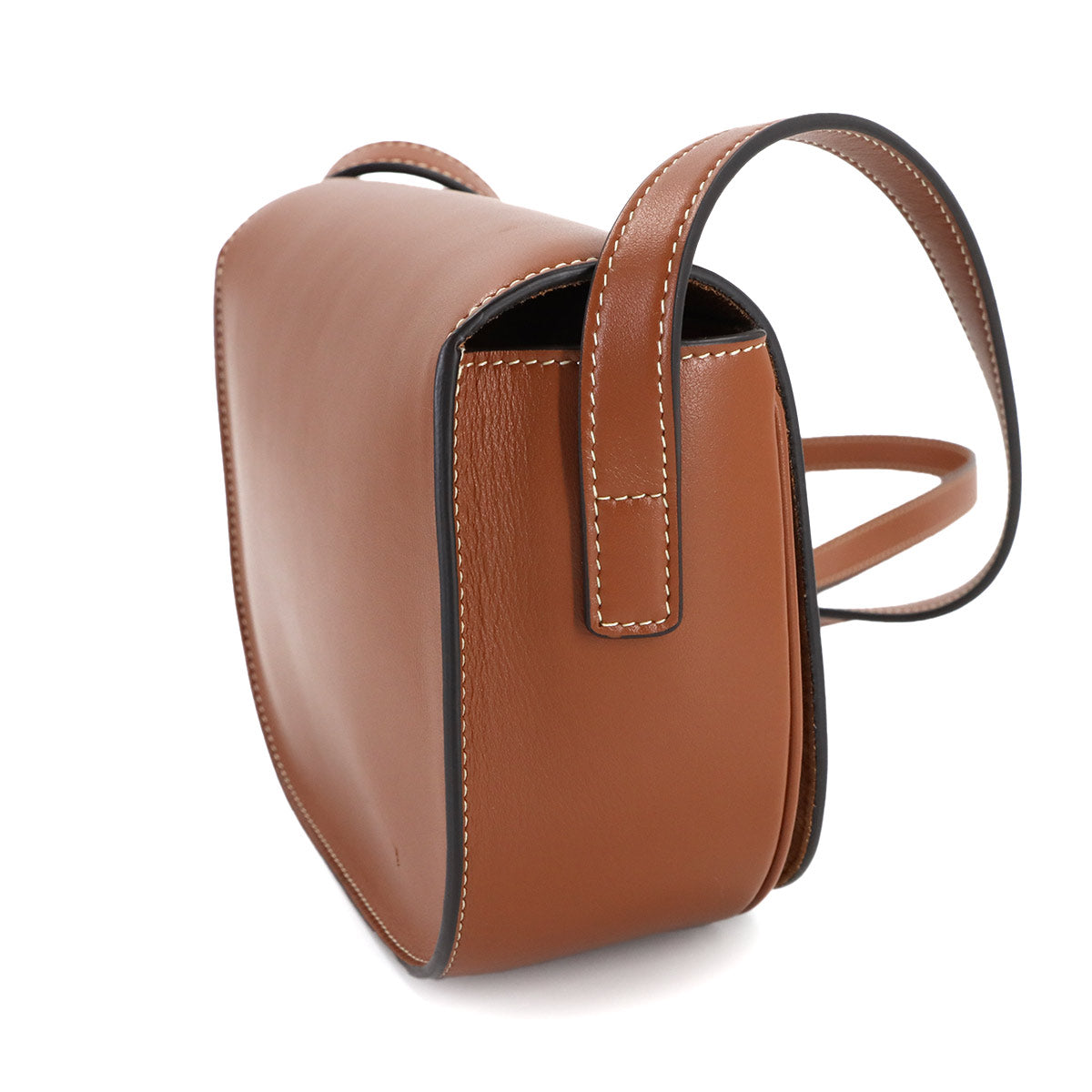 Folco Cuir Triomphe Bag Shoulder Leather Tan 198263DU3 Purse