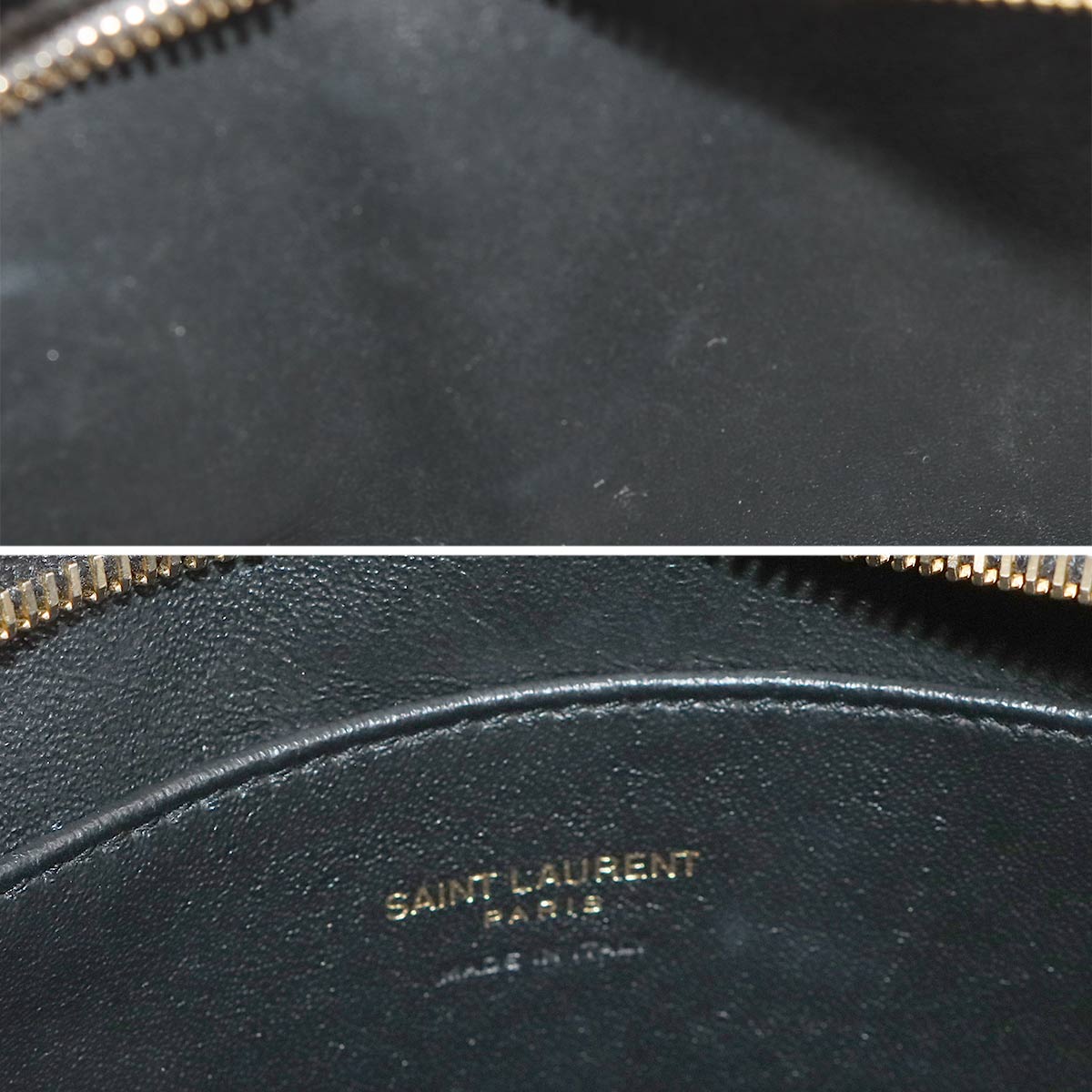 Baby Cabas Hand Shoulder Bag Leather Black 568853