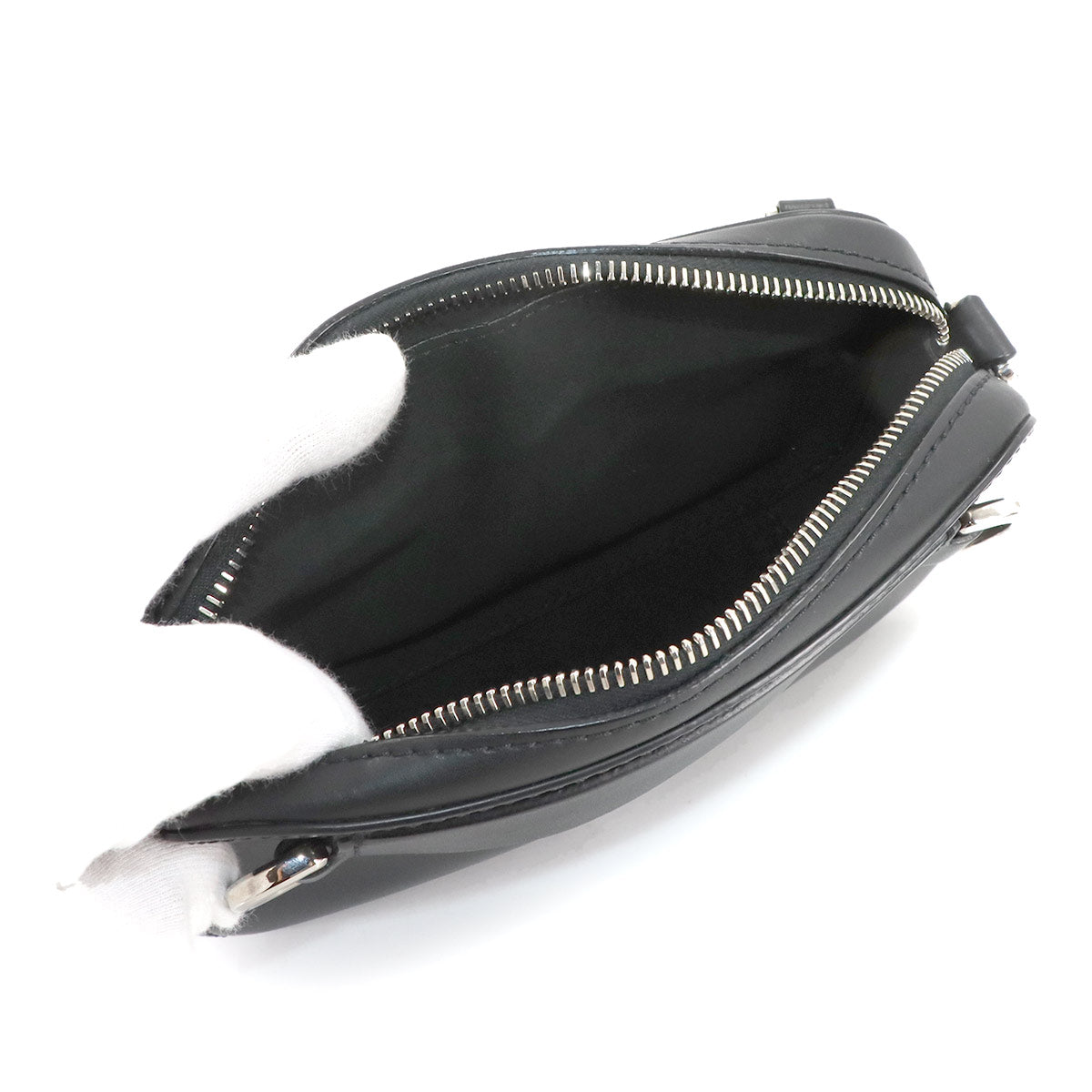 VLTN Logo Shoulder Bag Leather Black 1Y2B0954WJW