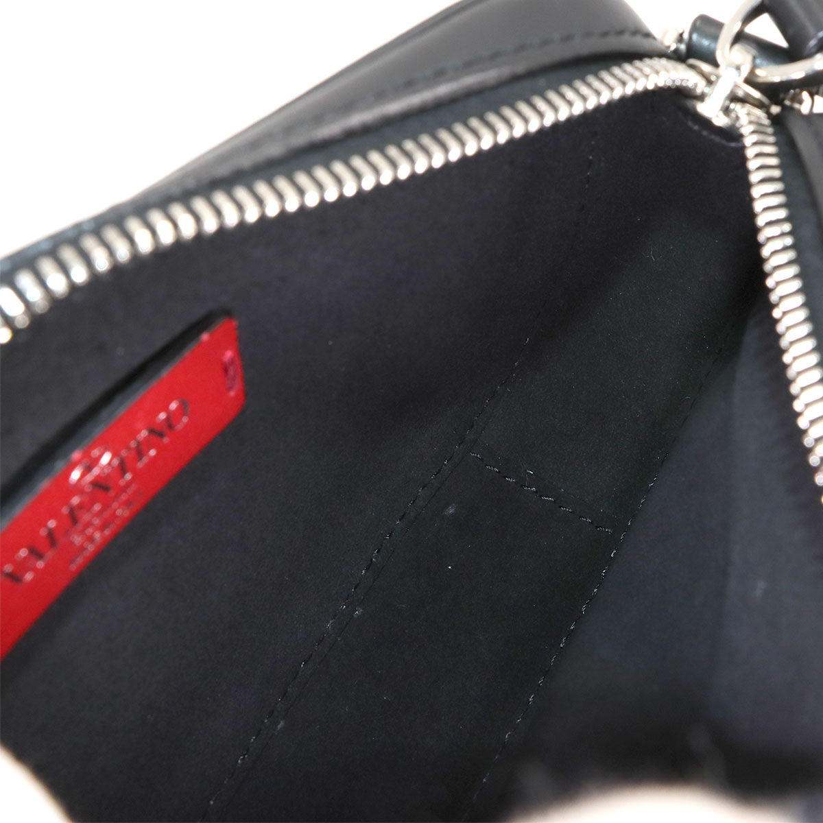 VLTN Logo Shoulder Bag Leather Black 1Y2B0954WJW