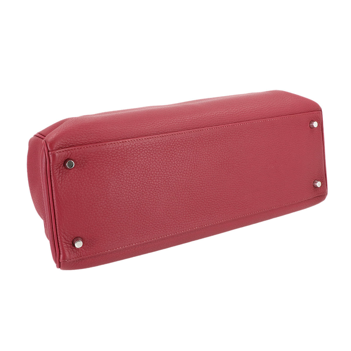 Kelly 40 Taurillon Clemence Ruby Hand Shoulder Bag Purse