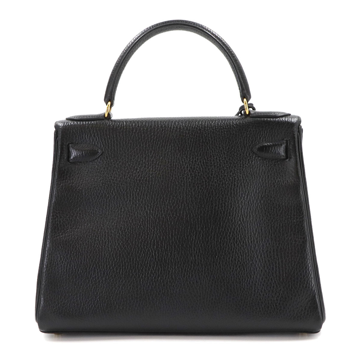 Kelly 28 Ardennes Black 2way Hand Shoulder Bag Purse