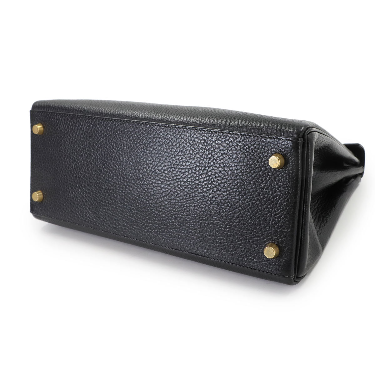 Kelly 28 Ardennes Black 2way Hand Shoulder Bag Purse