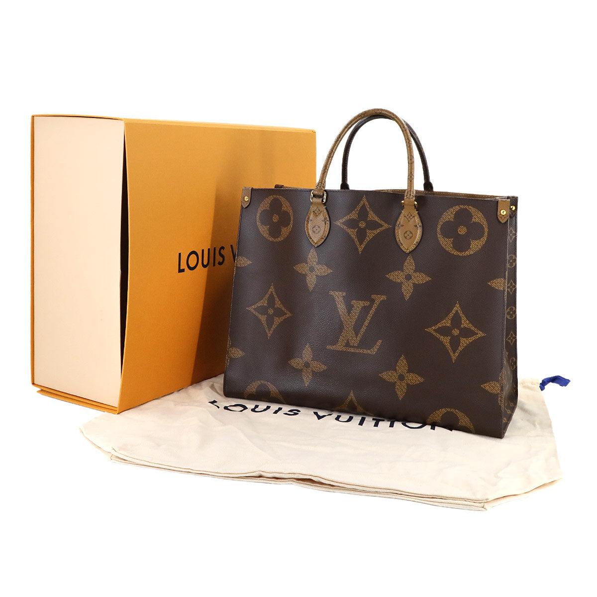 Giant Monogram Onthego GM 2way Tote Shoulder Bag M45320