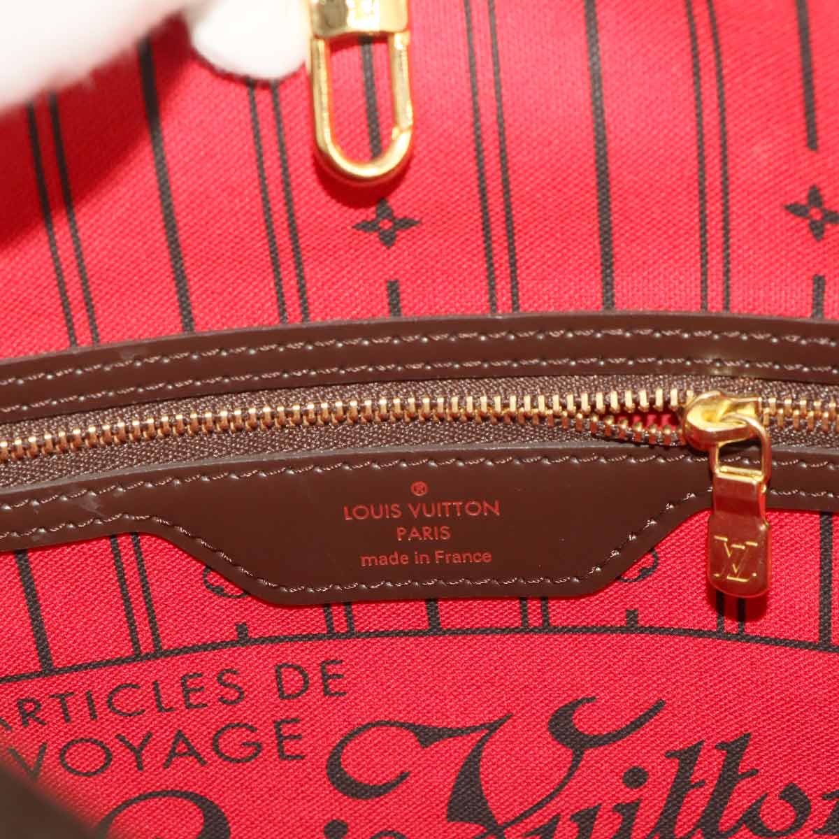 Damier Neverfull PM Tote Bag Ebene N51109 Purse